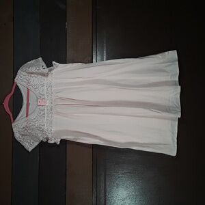 NWOT Large Avon Intimates Gorgeous Feminine Short Sleeve Light Pink Nighty